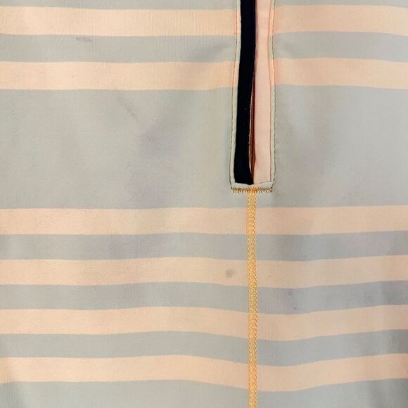 Lululemon Run Size 6 Women Mellow Yellow Stripes Warm Up Exercise Workout Top - Picture 7 of 7